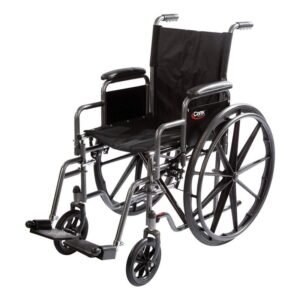 carexshop-carex-wheelchair-with-large-18-padded-seat-28288407765097-1.jpg Carex Wheelchair Lightweight and Versatile Mobility Assistance