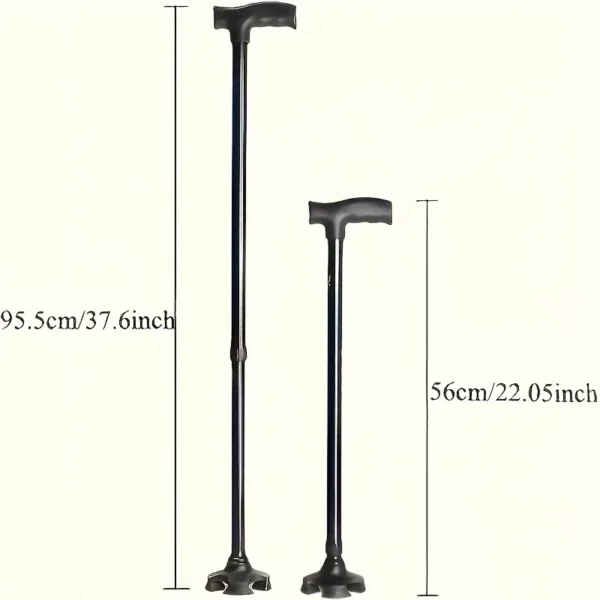 Aluminum Adjustable Telescopic Walking Cane
